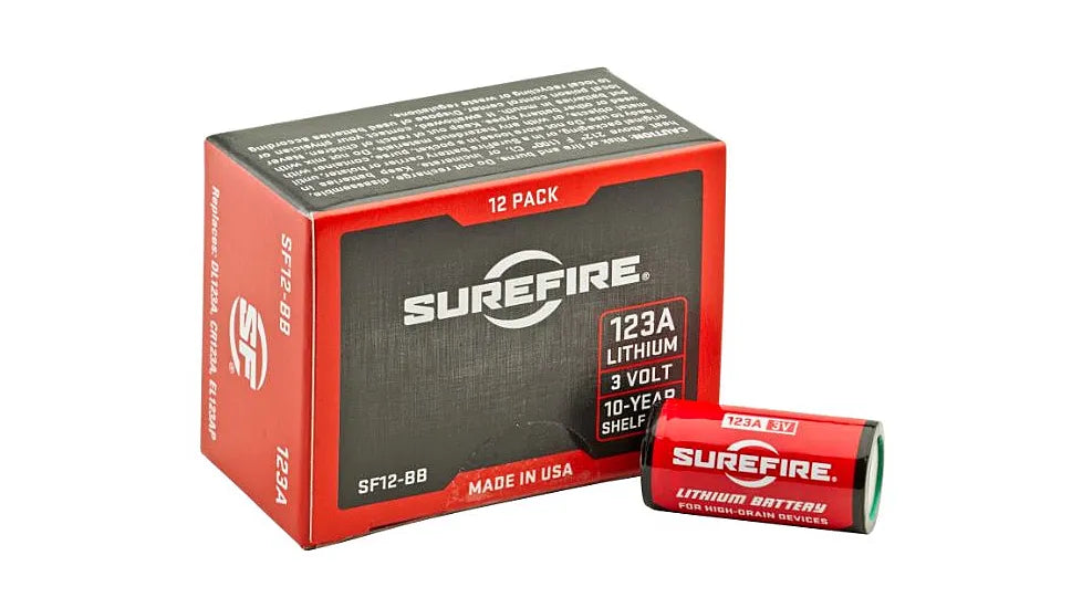 SureFire CR-123A Battery 12pk