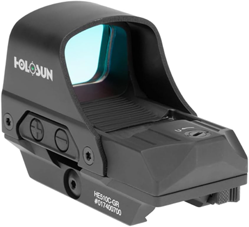 HOLOSUN HE510C-GR / HS510C Multi-Reticle 2 MOA Dot & 65 MOA Circle Open Reflex Sight