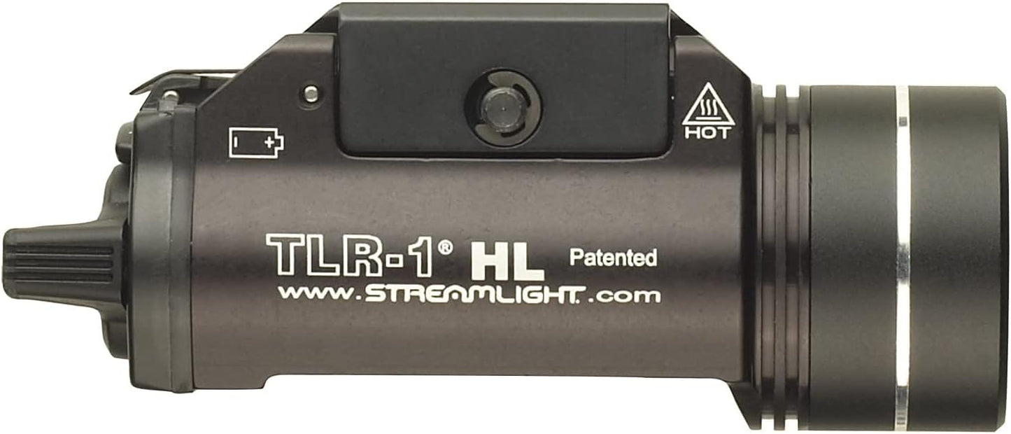 Streamlight 69260 TLR-1 HL 1000-Lumen Weapon Light with Rail Locating Keys ,Black