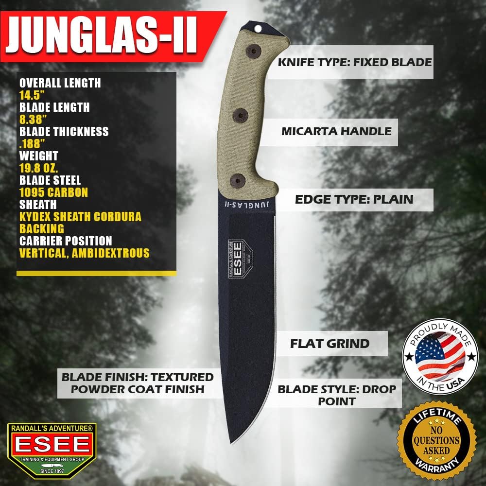 ESEE - JUNGLAS II  Survival Knife