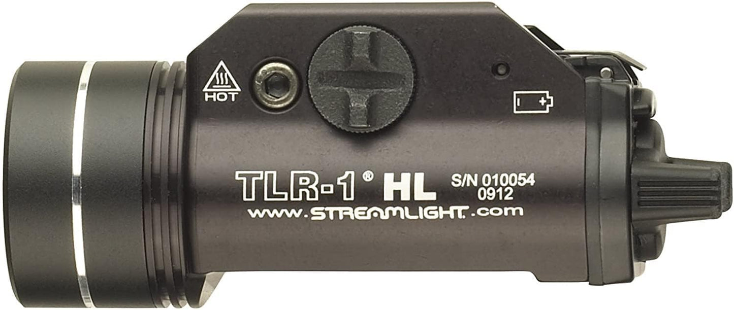 Streamlight 69260 TLR-1 HL 1000-Lumen Weapon Light with Rail Locating Keys ,Black