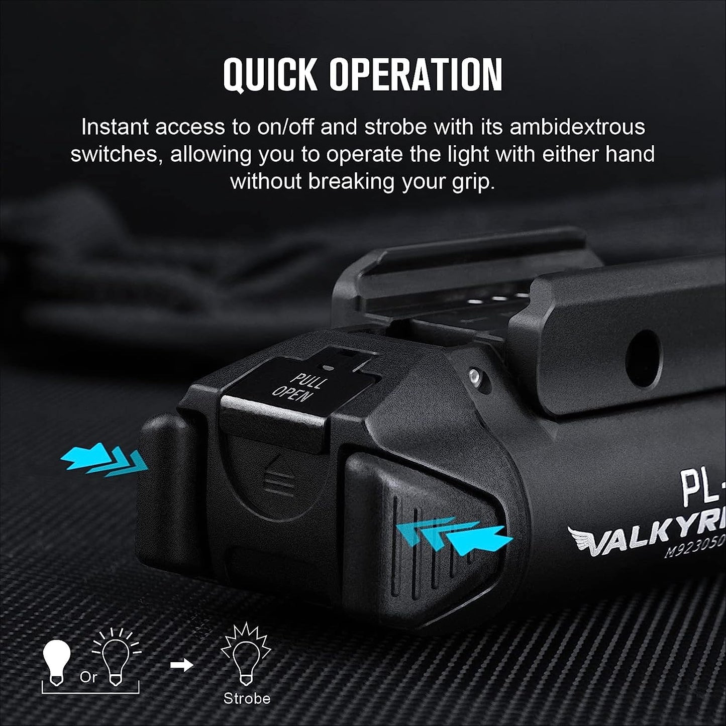 O - Light PL-3 Valkyrie Tac Light Blk