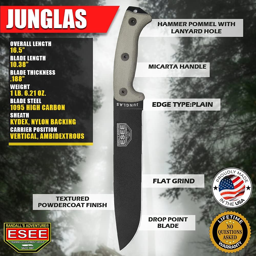 ESEE - JUNGLAS   Survival Knife