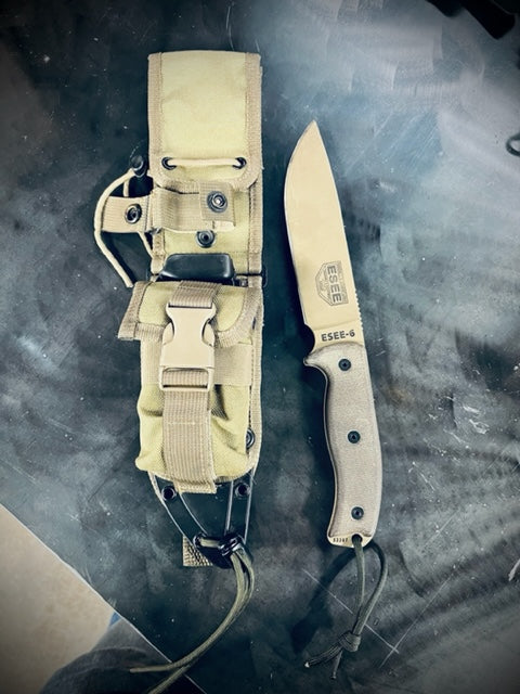 ESEE 6 Tactical Dark Earth - Kit