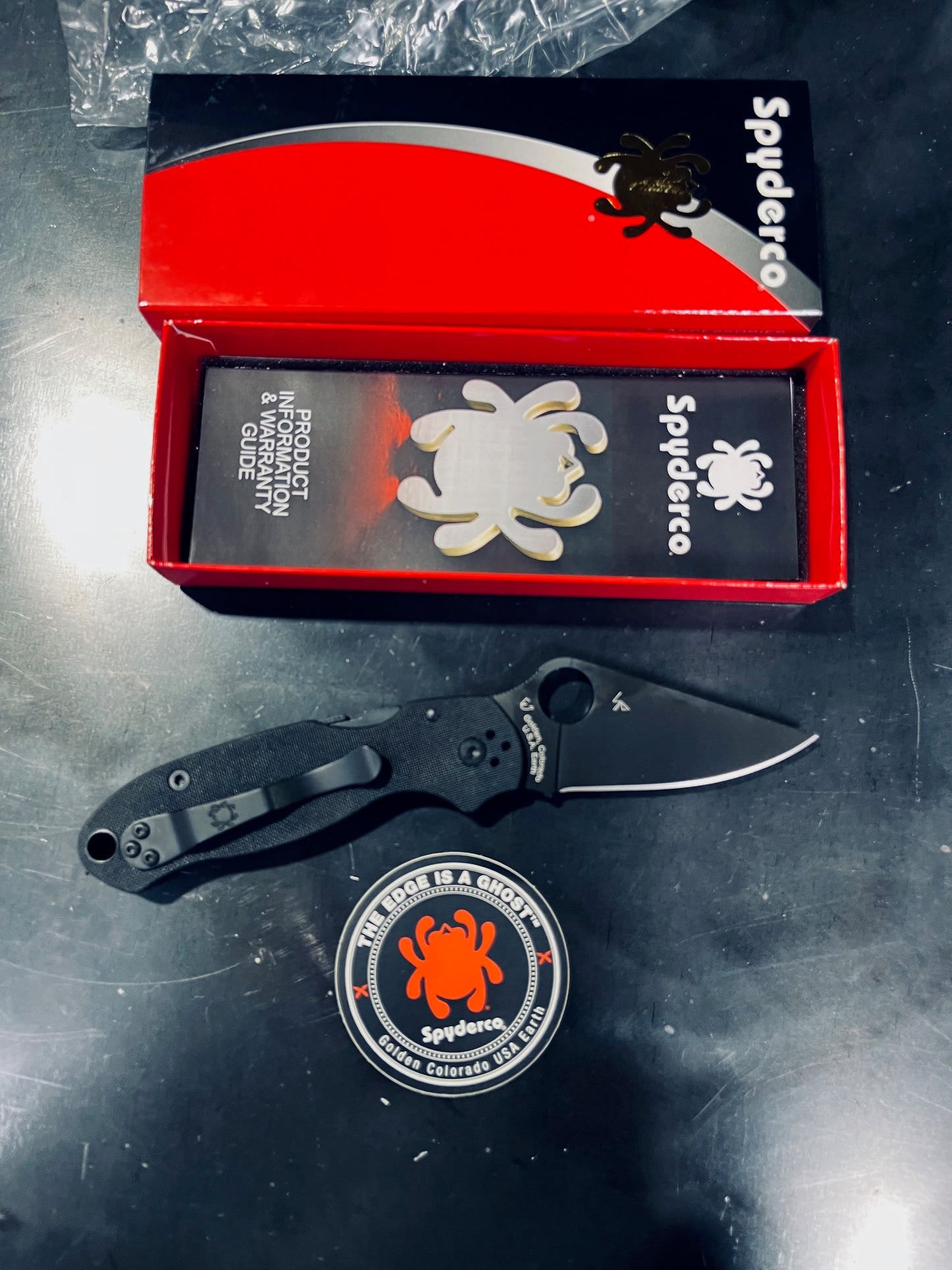 Spyderco - Para 3 Black Blade