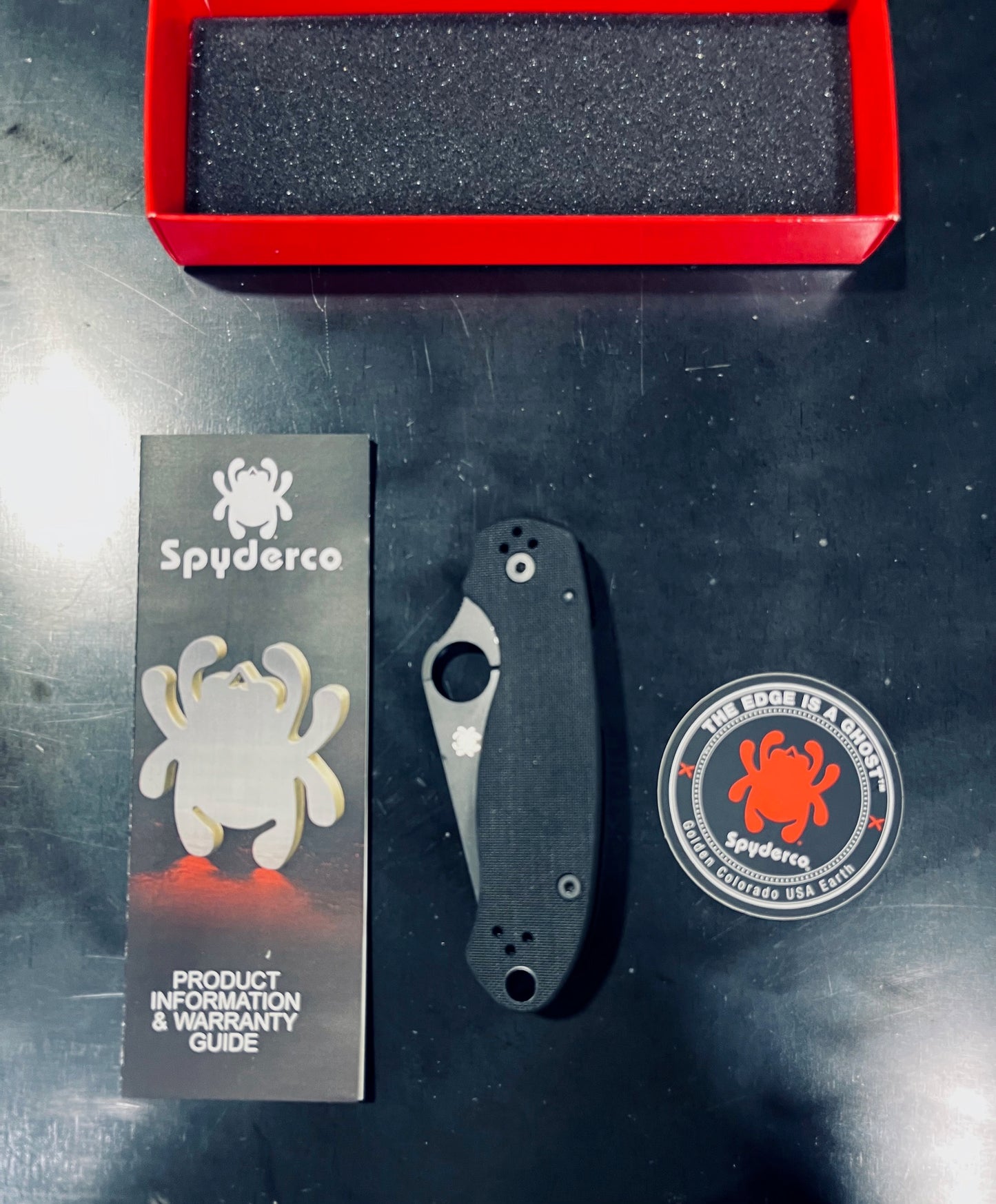 Spyderco - Para 3 Black Blade