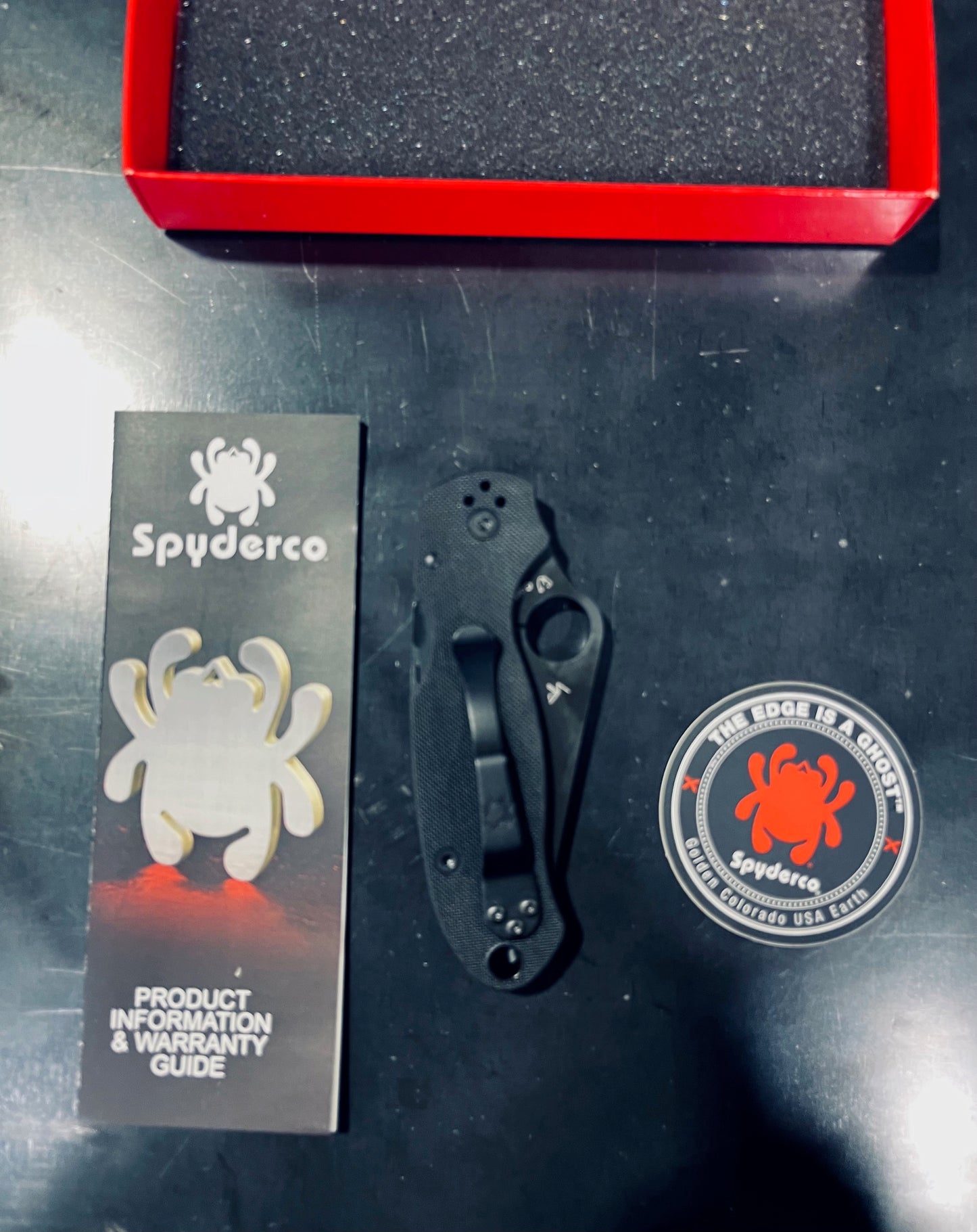 Spyderco - Para 3 Black Blade