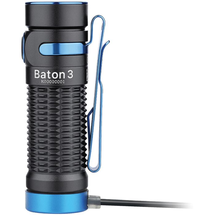 O-Light Baton 3 Flashlight Black