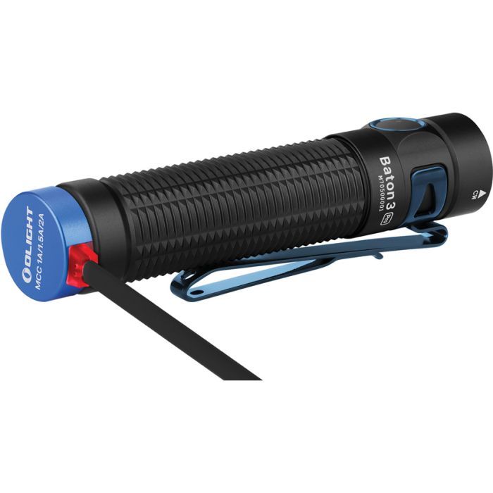 O-Light Baton 3 Pro Flashlight Black