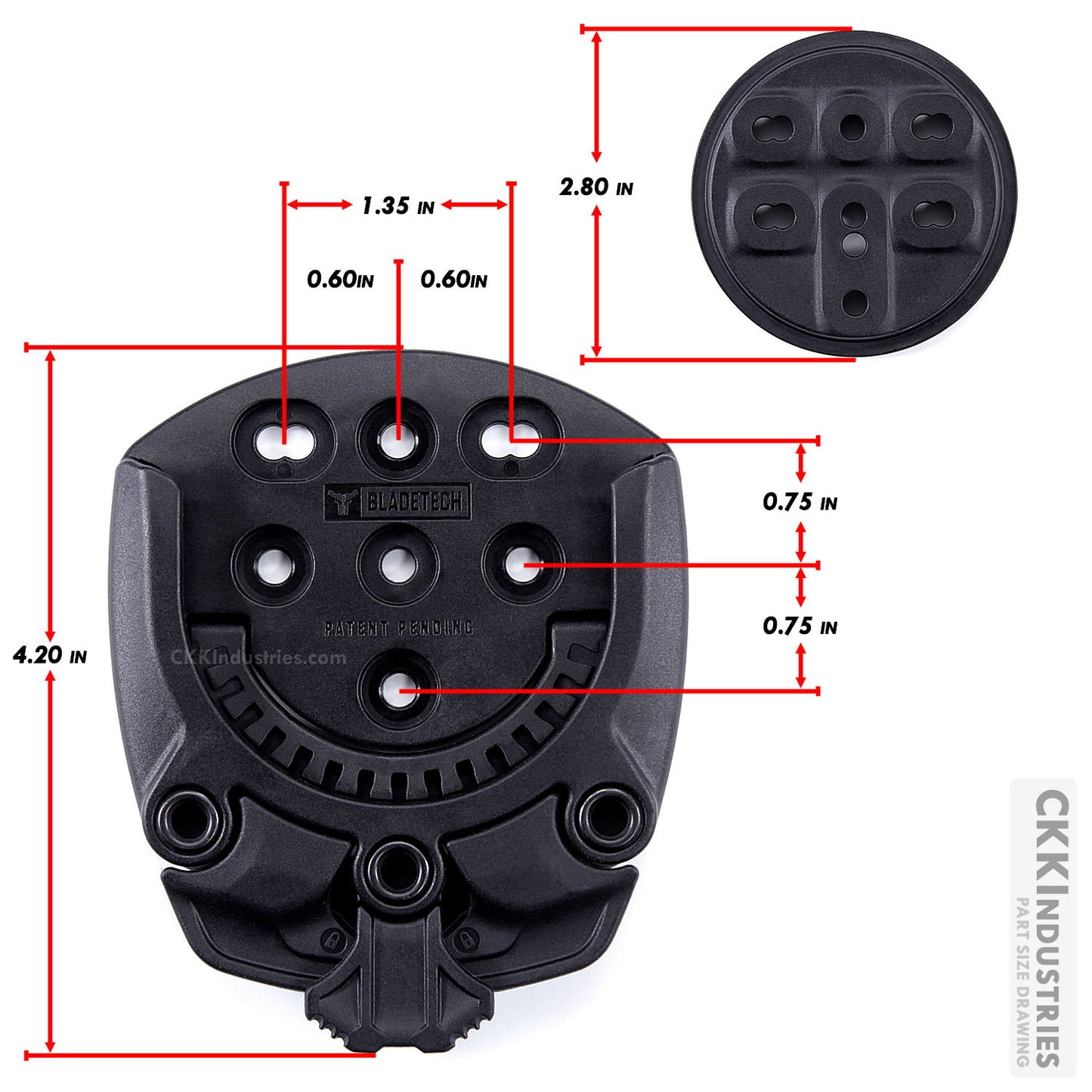 Tek-Mount™ - Quick Attachment System - (Black) - (w/Mounting Hardware)