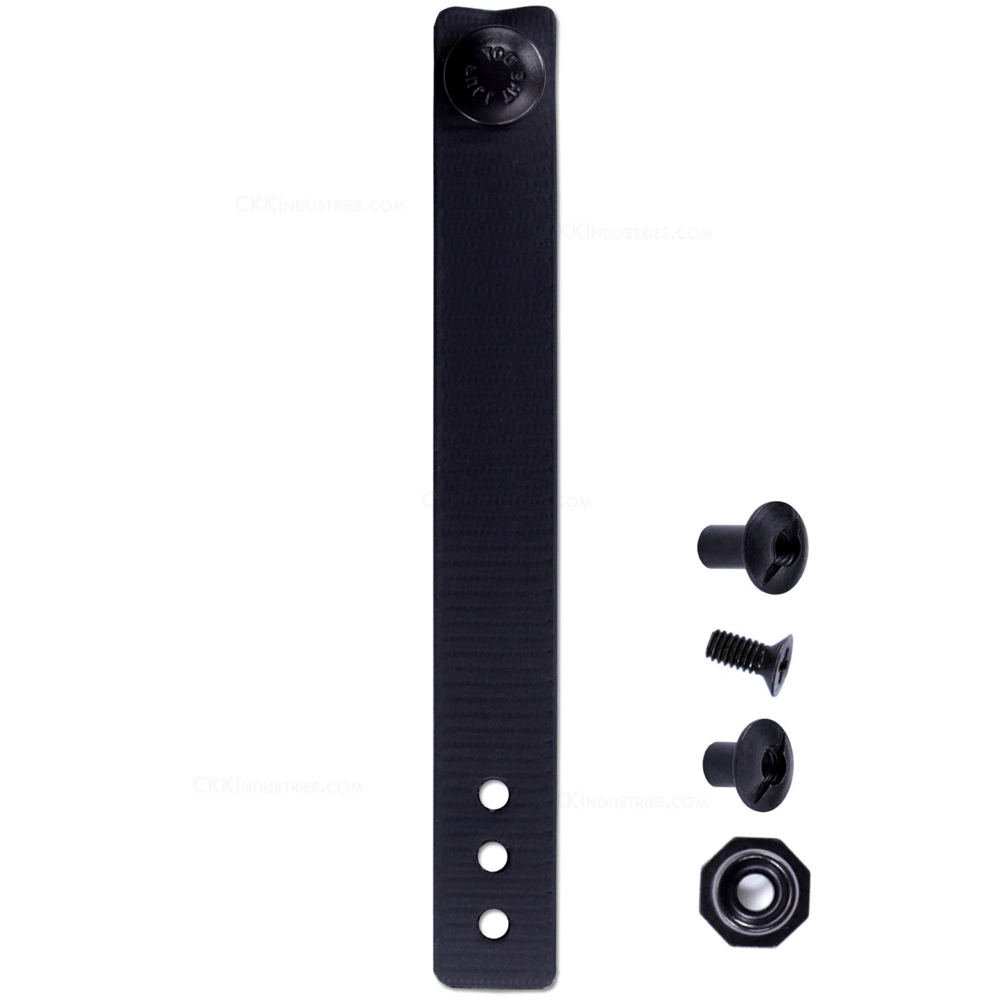 IWB Soft Loops - (Black) - (w/Black Pull-the-Dot Snap & Mounting Hardware)